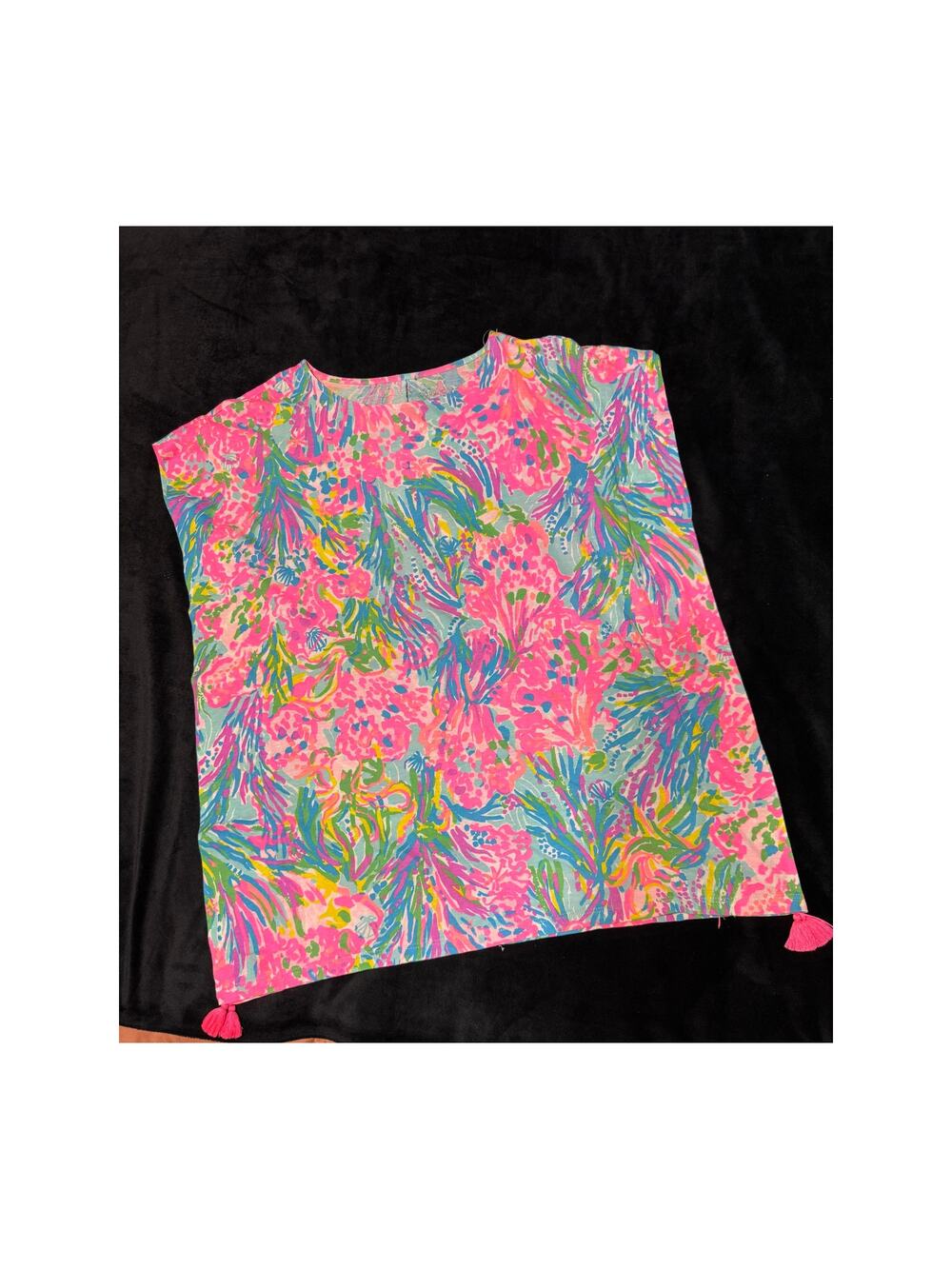 Lily Pulitzer "Kristen" Little Girls Shirt Swim Tunic Dress 6-7